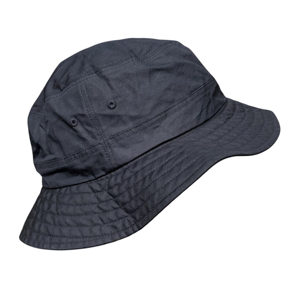Uniqlo Navy Blue Bucket Hat Cotton Blend One Size Beach Summer Vacation Casual
